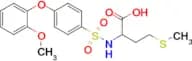 2-[[4-(2-Methoxyphenoxy)phenyl]sulfonylamino]-4-methylsulfanylbutanoic acid