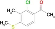 1-(2-Chloro-3-methyl-4-(methylthio)phenyl)ethanone