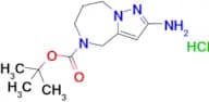 Tert-Butyl 2-amino-7,8-dihydro-4H-pyrazolo[1,5-a][1,4]diazepine-5(6H)-carboxylate hydrochloride