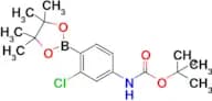 Tert-Butyl (3-chloro-4-(4,4,5,5-tetramethyl-1,3,2-dioxaborolan-2-yl)phenyl)carbamate