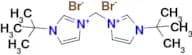 3,3'-Methylenebis(1-tert-butyl-3-imidazolium Bromide)