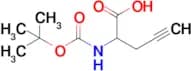 2-((tert-Butoxycarbonyl)amino)pent-4-ynoic acid