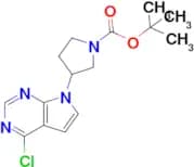 Tert-Butyl 3-(4-chloro-7H-pyrrolo[2,3-d]pyrimidin-7-yl)pyrrolidine-1-carboxylate