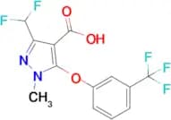 3-(Difluoromethyl)-1-methyl-5-(3-(trifluoromethyl)phenoxy)-1H-pyrazole-4-carboxylic acid