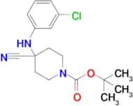 Tert-Butyl 4-((3-chlorophenyl)amino)-4-cyanopiperidine-1-carboxylate