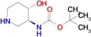 Tert-Butyl N-[(3S,4S)-4-hydroxypiperidin-3-yl]carbamate