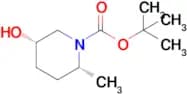 Tert-Butyl (2R,5S)-5-hydroxy-2-methylpiperidine-1-carboxylate