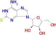 6-amino-9-[(2R,3R,4S,5R)-3,4-dihydroxy-5-(hydroxymethyl)oxolan-2-yl]-2,9-dihydro-1H-purine-2-thione