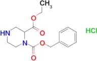 1-Benzyl 2-ethyl piperazine-1,2-dicarboxylate hydrochloride