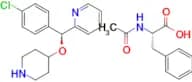 (S)-2-((4-Chlorophenyl)(piperidin-4-yloxy)methyl)pyridine (S)-2-acetamido-3-phenylpropanoate