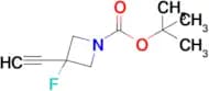 Tert-Butyl 3-ethynyl-3-fluoroazetidine-1-carboxylate