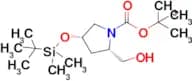 Tert-Butyl (2S,4S)-4-((tert-butyldimethylsilyl)oxy)-2-(hydroxymethyl)pyrrolidine-1-carboxylate
