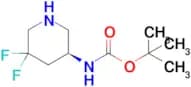Tert-Butyl (S)-(5,5-difluoropiperidin-3-yl)carbamate