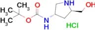Tert-Butyl ((3S,5R)-5-(hydroxymethyl)pyrrolidin-3-yl)carbamate hydrochloride