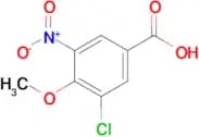 3-Chloro-4-methoxy-5-nitrobenzoic acid