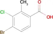 4-Bromo-3-chloro-2-methylbenzoic acid