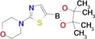 4-(5-(4,4,5,5-Tetramethyl-1,3,2-dioxaborolan-2-yl)thiazol-2-yl)morpholine