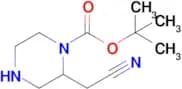 Tert-Butyl 2-(cyanomethyl)piperazine-1-carboxylate