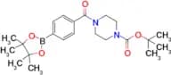 Tert-Butyl 4-(4-(4,4,5,5-tetramethyl-1,3,2-dioxaborolan-2-yl)benzoyl)piperazine-1-carboxylate