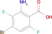 2-Amino-4-bromo-3,6-difluorobenzoic acid