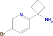 1-(5-Bromopyridin-2-yl)cyclobutan-1-amine