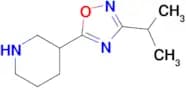 3-(3-Isopropyl-1,2,4-oxadiazol-5-yl)piperidine
