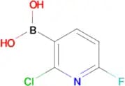 (2-Chloro-6-fluoropyridin-3-yl)boronic acid