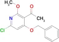 1-(4-(Benzyloxy)-6-chloro-2-methoxypyridin-3-yl)ethan-1-one