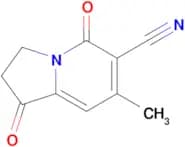 7-Methyl-1,5-dioxo-1,2,3,5-tetrahydroindolizine-6-carbonitrile