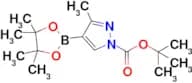 Tert-Butyl 3-methyl-4-(4,4,5,5-tetramethyl-1,3,2-dioxaborolan-2-yl)-1H-pyrazole-1-carboxylate