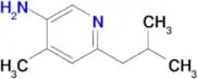 6-Isobutyl-4-methylpyridin-3-amine