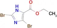 Ethyl 2,4-dibromo-1H-imidazole-5-carboxylate