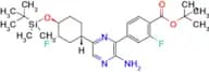 Tert-Butyl 4-(3-amino-6-((1S,3S,4S)-4-((tert-butyldimethylsilyl)oxy)-3-fluorocyclohexyl)pyrazin-2-…