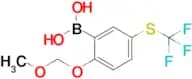 2-(Methoxymethoxy)-5-(trifluoromethylthio)phenylboronic acid