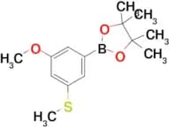 2-(3-Methoxy-5-(methylthio)phenyl)-4,4,5,5-tetramethyl-1,3,2-dioxaborolane