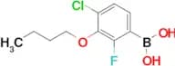 3-Butoxy-4-chloro-2-fluorophenylboronic acid