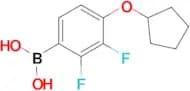 4-(Cyclopentyloxy)-2,3-difluorophenylboronic acid