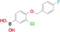 3-Chloro-4-(4'-fluorobenzyloxy)phenylboronic acid