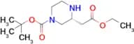 Tert-Butyl (R)-3-(2-ethoxy-2-oxoethyl)piperazine-1-carboxylate