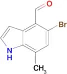 5-Bromo-7-methyl-1H-indole-4-carbaldehyde