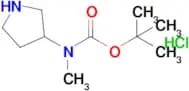 Tert-Butyl N-methyl-N-(pyrrolidin-3-yl)carbamate hydrochloride