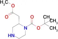 Tert-Butyl (2S)-2-(2-methoxy-2-oxoethyl)piperazine-1-carboxylate