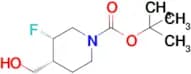 Tert-Butyl (3S,4R)-3-fluoro-4-(hydroxymethyl)piperidine-1-carboxylate