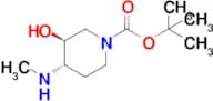 Tert-Butyl (3S,4S)-3-hydroxy-4-(methylamino)piperidine-1-carboxylate