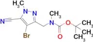 Tert-Butyl N-[(4-bromo-5-cyano-1-methyl-1H-pyrazol-3-yl)methyl]-N-methylcarbamate