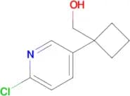 [1-(6-Chloro-3-pyridyl)cyclobutyl]methanol