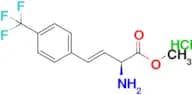 (S,E)-Methyl 2-amino-4-(4-(trifluoromethyl)phenyl)but-3-enoate hydrochloride