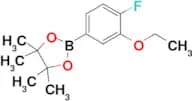2-(3-Ethoxy-4-fluorophenyl)-4,4,5,5-tetramethyl-1,3,2-dioxaborolane