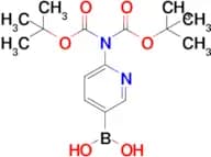 6-(Bis(tert-butoxycarbonyl)amino)pyridin-3-ylboronic acid