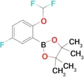 2-(2-(Difluoromethoxy)-5-fluorophenyl)-4,4,5,5-tetramethyl-1,3,2-dioxaborolane